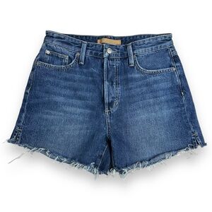 -Joe’s jeans high rise cut-off denim shorts sz 28